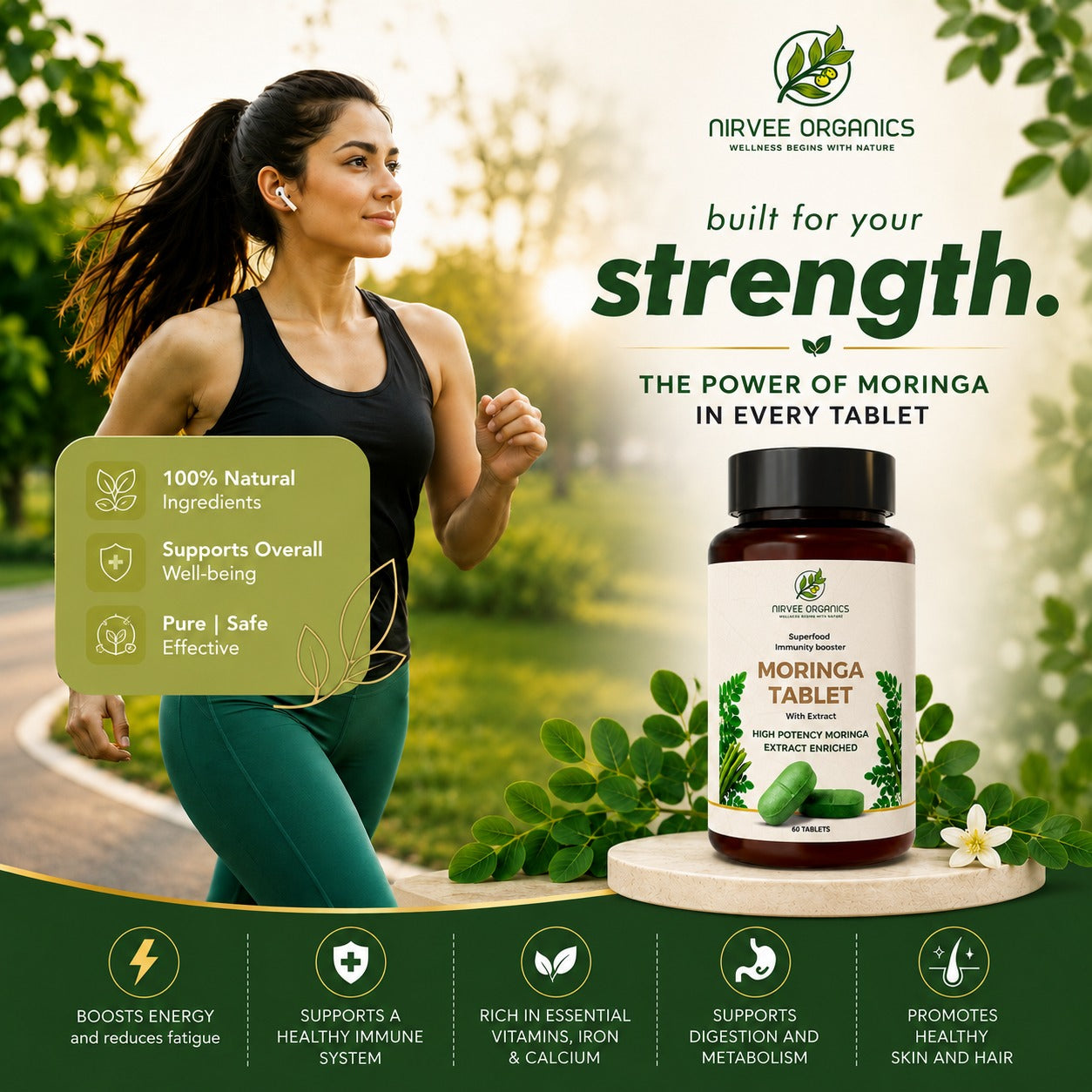 Moringa Tablets | High Potency Moringa Extract