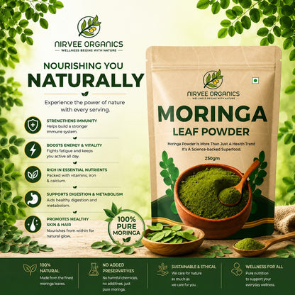 Moringa Leaf Powder & Moringa ACV  | 100% Pure & Natural