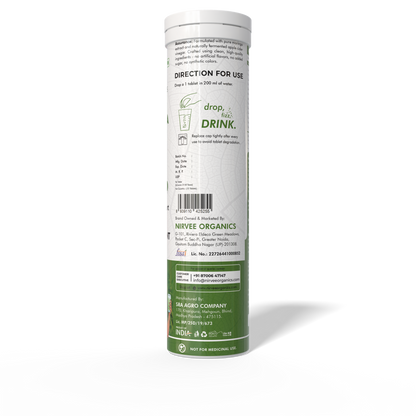 Moringa ACV Effervescent Tablets | Weight Management Support | Green Apple Flavour