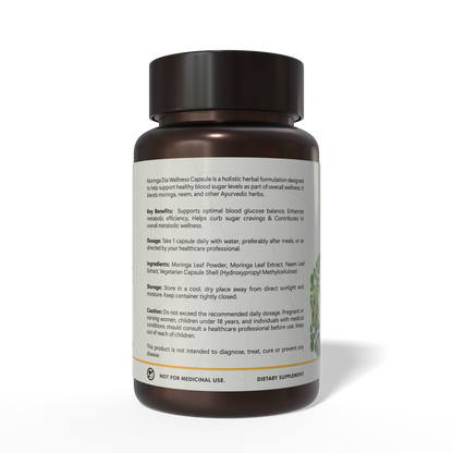 Moringa Dia Wellness Capsules | Blood Sugar Support | Herbal Formula