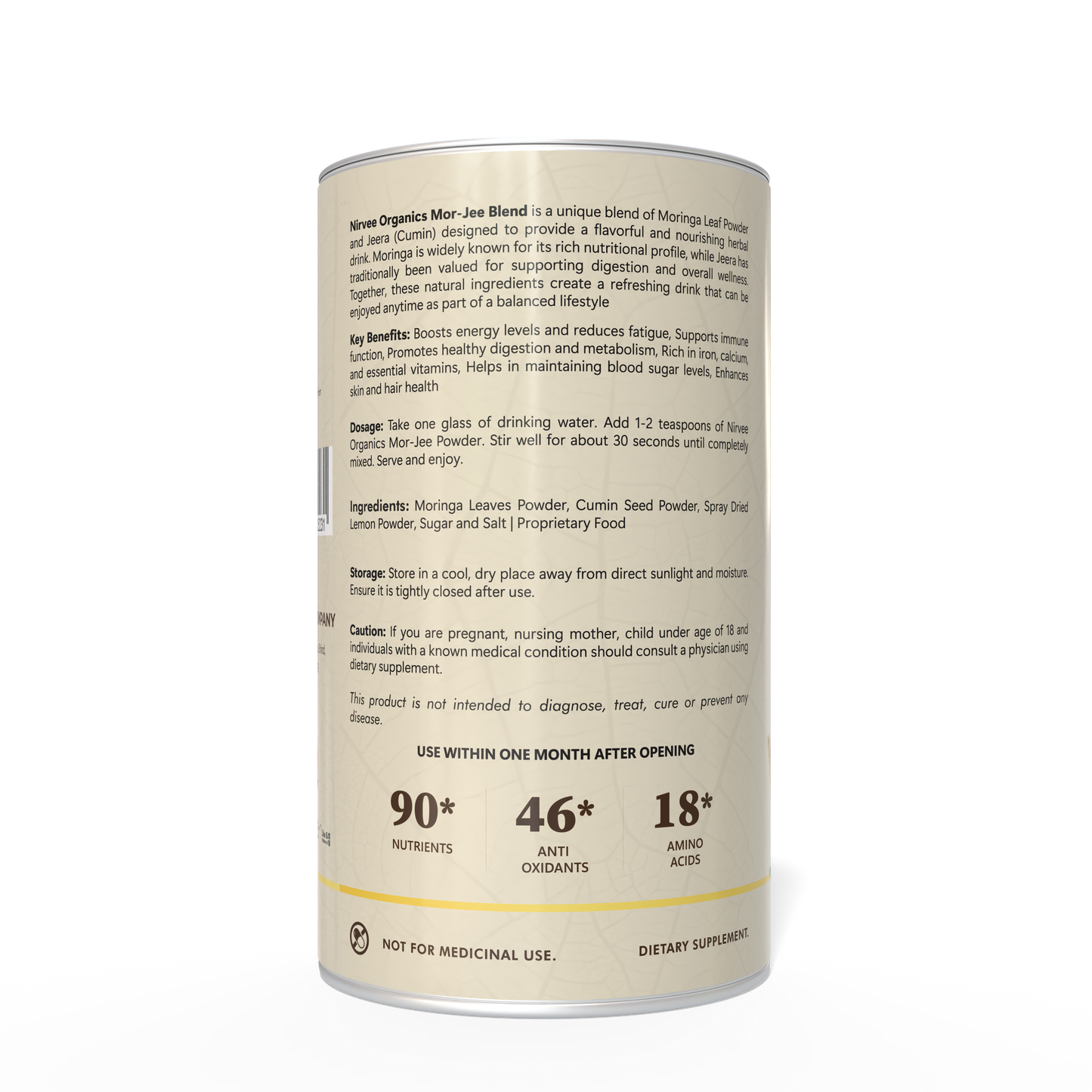 Mor-Jee Blend Powder | Moringa + Jeera Digestive Wellness Drink