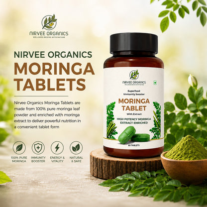 Moringa ACV  Pack Of 2 & Moringa Tablets  Pack Of 1  | Weight Management Support | Green Apple Flavour